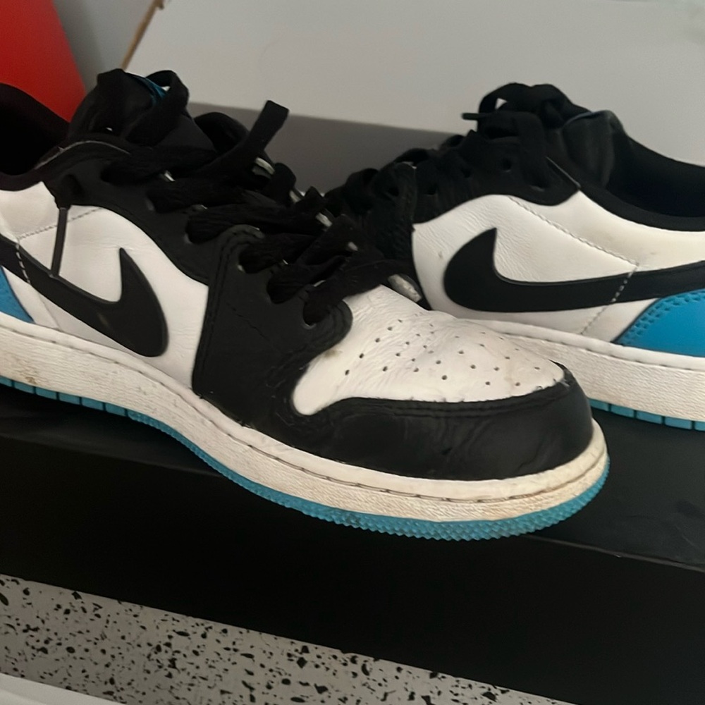worn low dunks